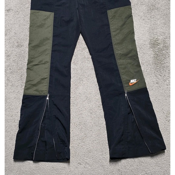 Nike Womens M City Utility High Rise Pants Repel FB7252-010 Olive Black - Picture 7 of 16